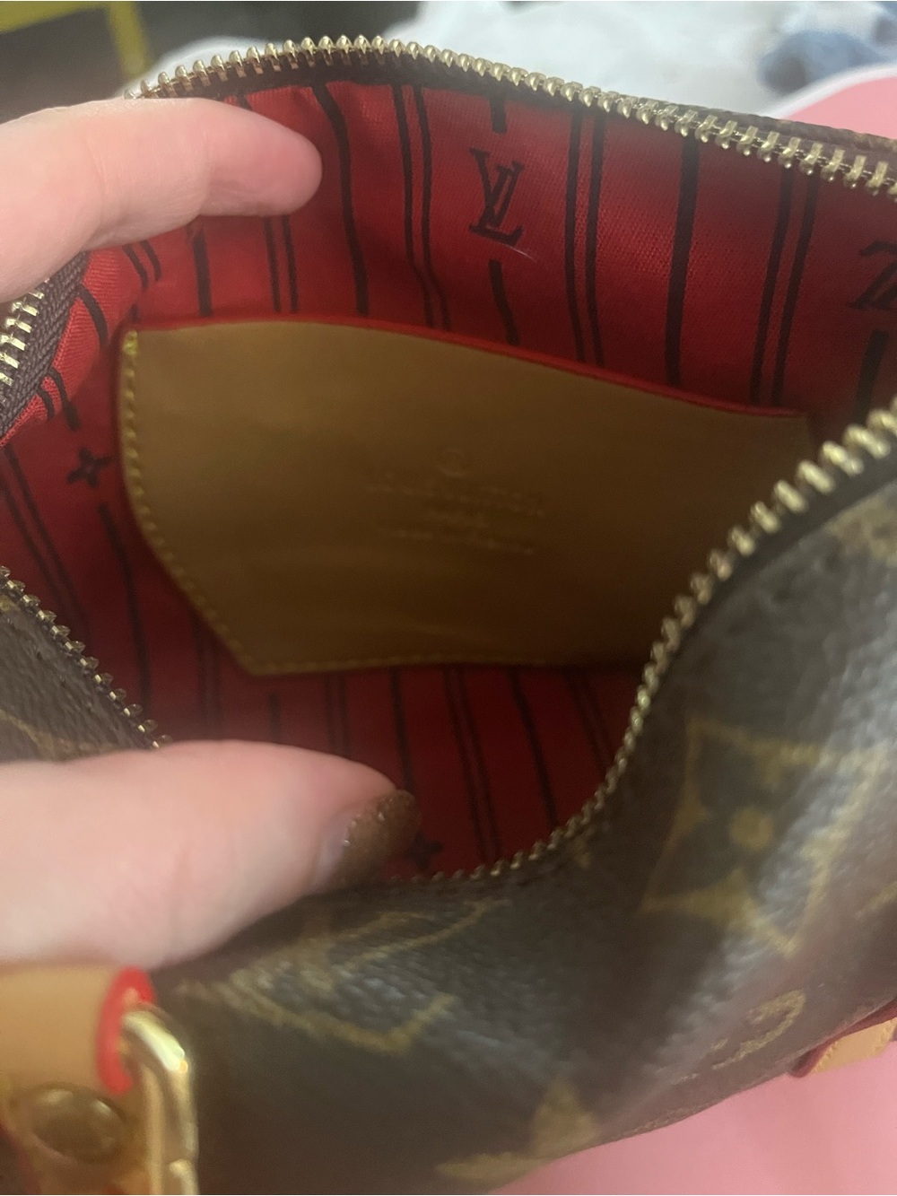 Mini Satchel in Monogram Canvas with Vachetta Trim - Picture 3 of 5